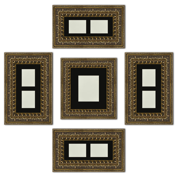 Bloomsbury Market Fredericton Glass Collage Picture Frame Set of 5